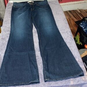 J Brand Dark Blue Wide Leg Jeans